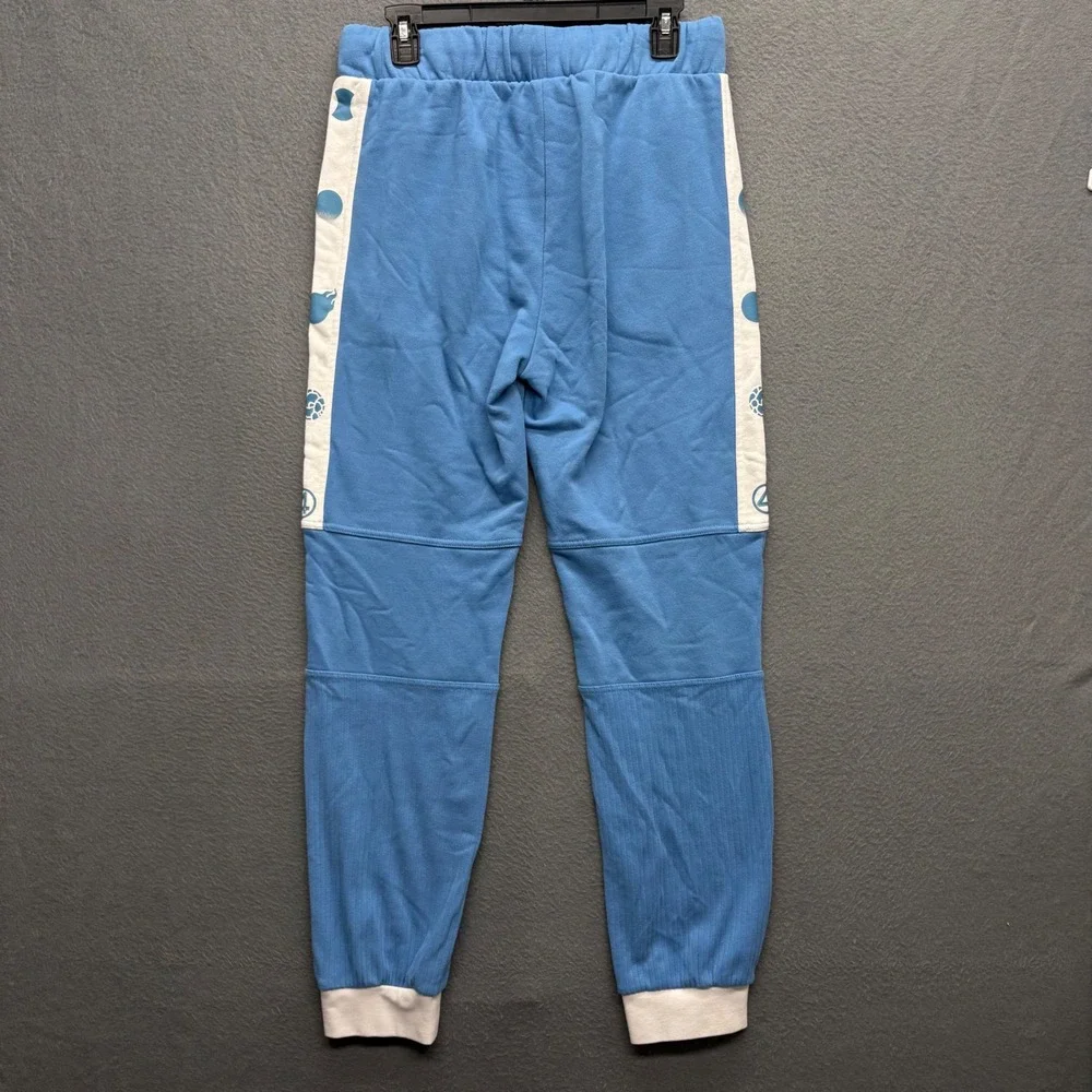 Marvel Sweatpants Mens Small Fantastic 4 First Steps Blue Graphic Joggers